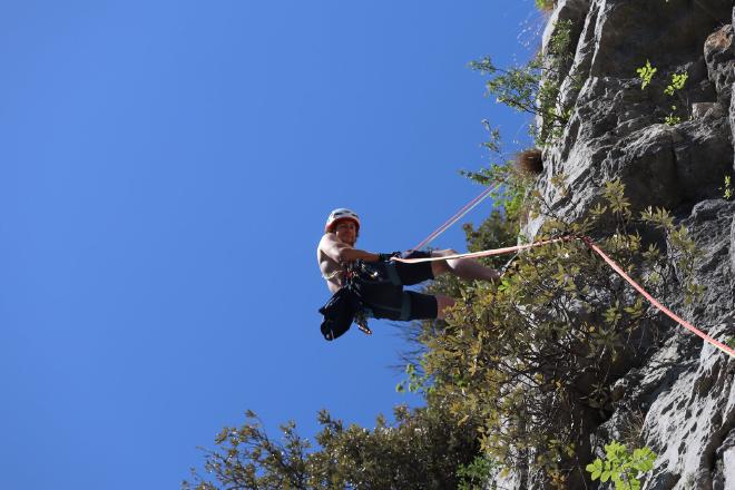 Rappeling