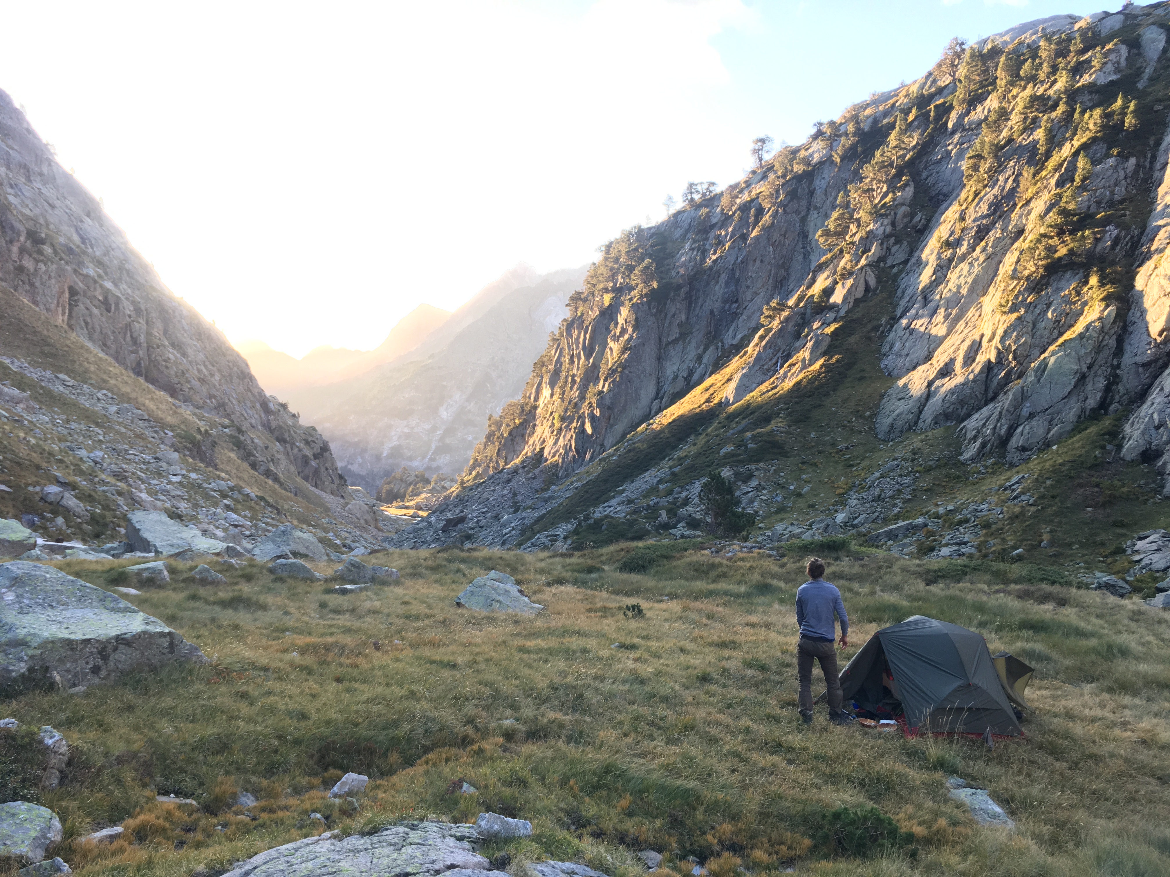 Mountain landscape in the Pyrenees